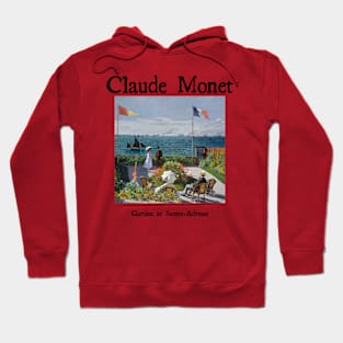 Garden at Sainte-Adresse by Claude Monet Hoodie